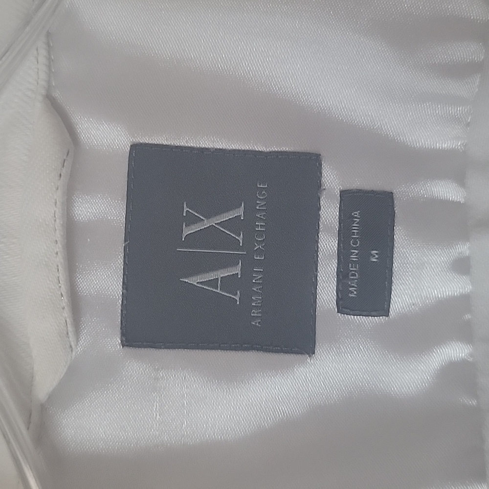 Armani exchange White denim jacket